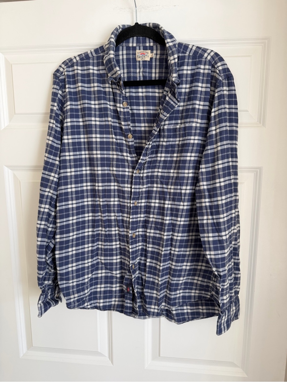 Faherty Men’s The All Time Flannel Shirt Large